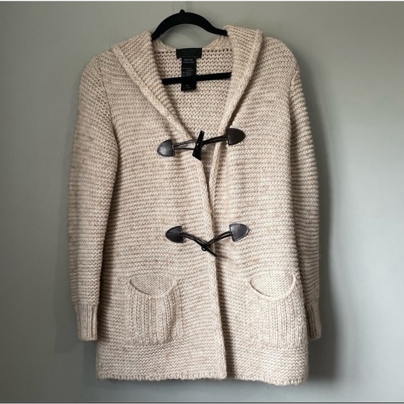 Hooded Wool Sweater -m - Picture 2 of 5